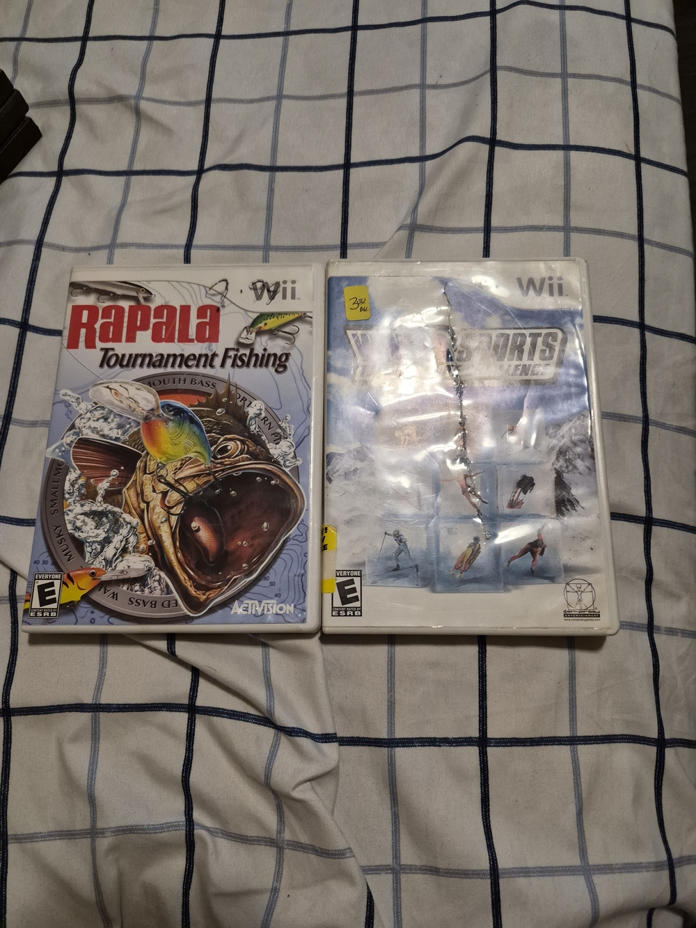 Rapala Tournament Fishing & Winter Sports Wii Game Cases - White Games Included